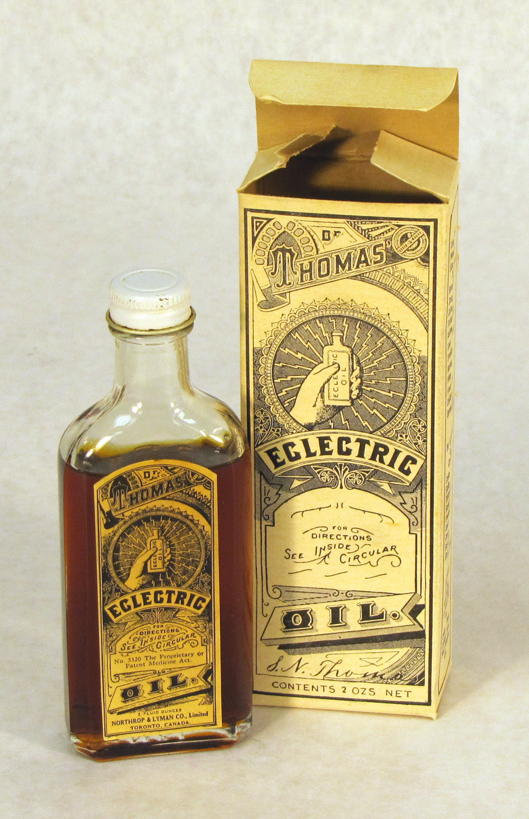 Thomas Eclectric Oil with Box Terrace Bay Public Library