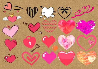 スマホの画像加工アプリと携帯から使える画像加工ツールにかわいいハートスタンプが大量up 株式会社ゲイトウェブ