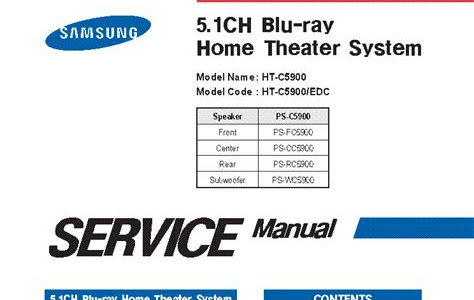 Read samsung ht c5900 edc home theater system service manual [PDF DOWNLOAD] PDF