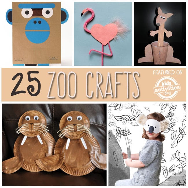 25 Zoo Animal Crafts and Recipes