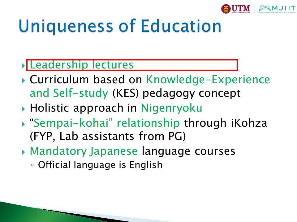 Education at MJIIT －present and future－ - ppt video online 