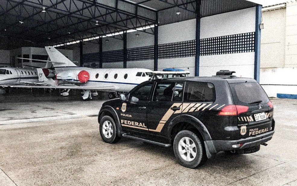 Aerovane foi apreendida em operação nesta terça-feira (Foto: Divulgação/ PF)