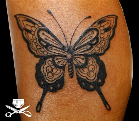 tribal butterfly tattoo hautedraws