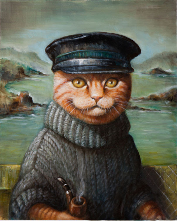 I Paint Whimsical Animals That Visit Me In The Forest ...