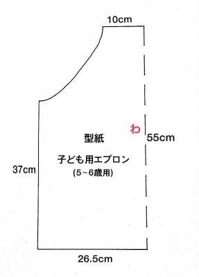 ソーイングパターン 型紙 こどもエプロン 5149 H Ki オカダヤ Okadaya 布 生地 毛糸 手芸用品の専門店