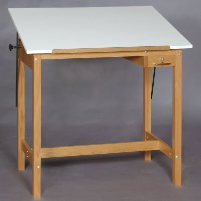 SMI Pacific Table with Storage, 42 x 30 inches
