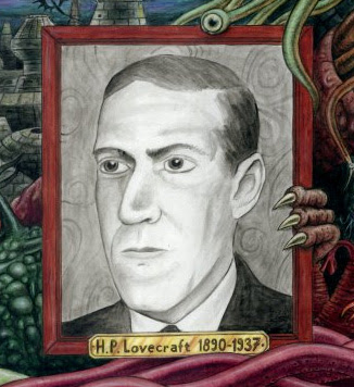 Portrait recadré de Lovecraft