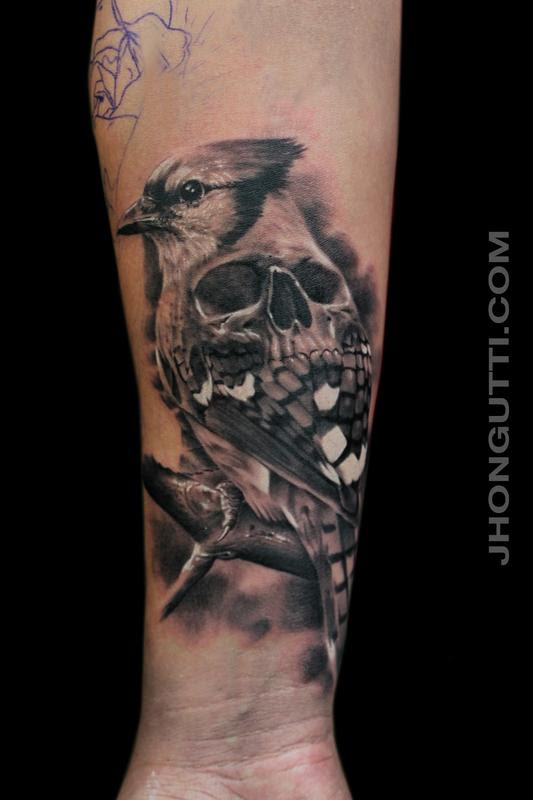Jhon Gutti Tattoos Animal Blue Jay
