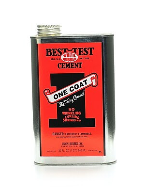 Best-Test One Coat Rubber Cement 32 Oz. (402)
