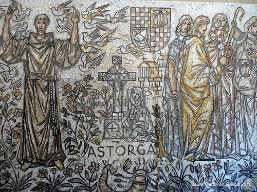 Poio: el camino de santiago mosaico de Antoine Machourek