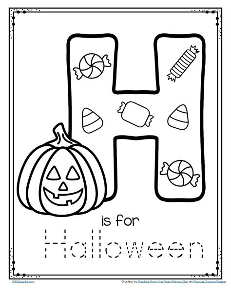 Halloween · bat flyers · curved lines: free h is for halloween tracing and coloring alphabet printable