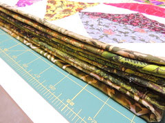 Scrappy green binding