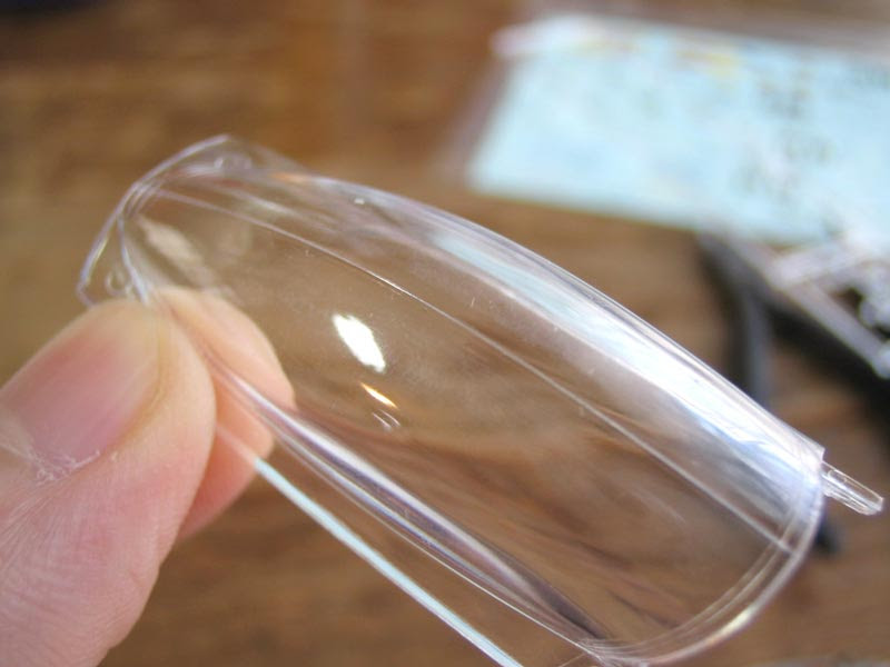 透明パーツのパーティングラインやキズの消し方