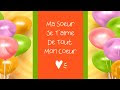 √ Télécharger l'image anniversaire soeur texte 394616-Anniversaire soeur texte