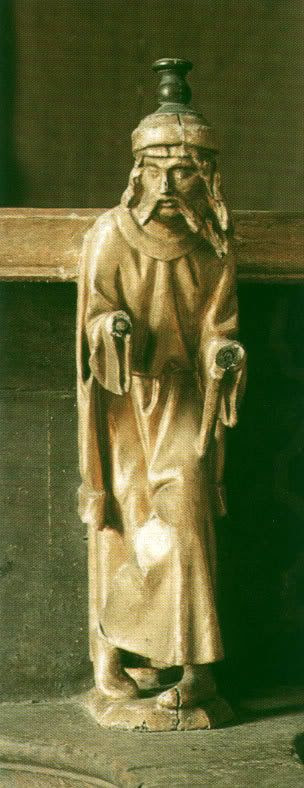 mouro a fazer um slamaleque, cadeiral de S.ta Cruz de Coimbra, c. 1513-18