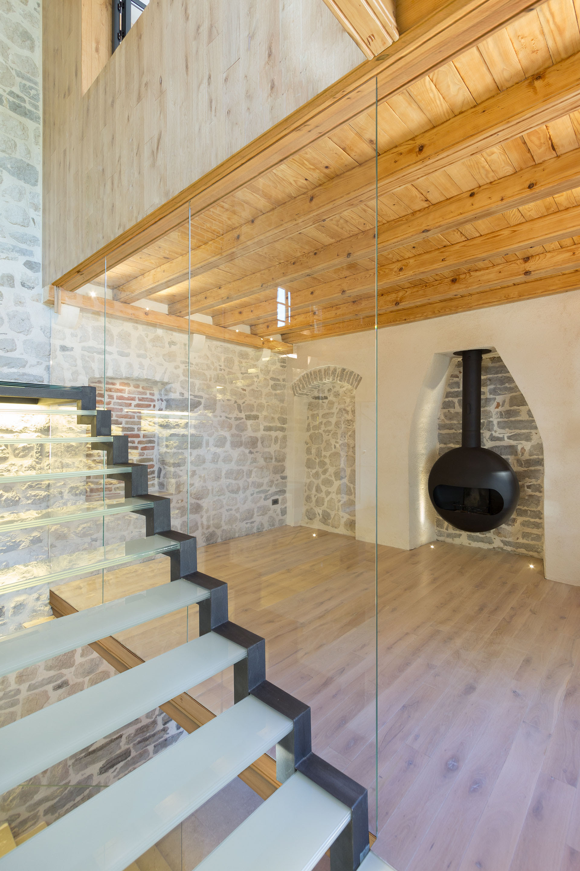 Modern Renovation Of A 19th Century Old Stone House In