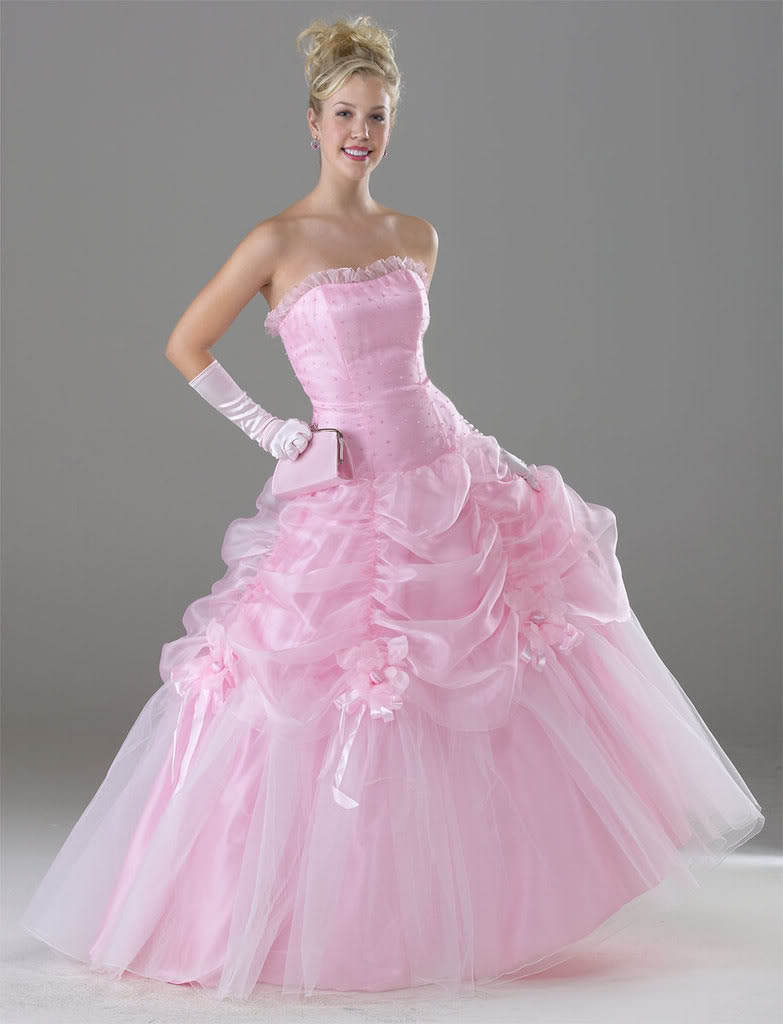  Pink  Wedding  Dress  Dressed Up Girl