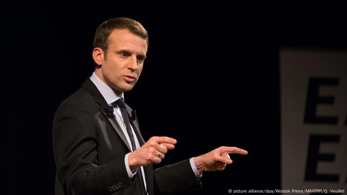 Frankreich Emmanuel Macron (picture alliance/dpa/Wostok Press/MAXPPP/Q. Veuillet)