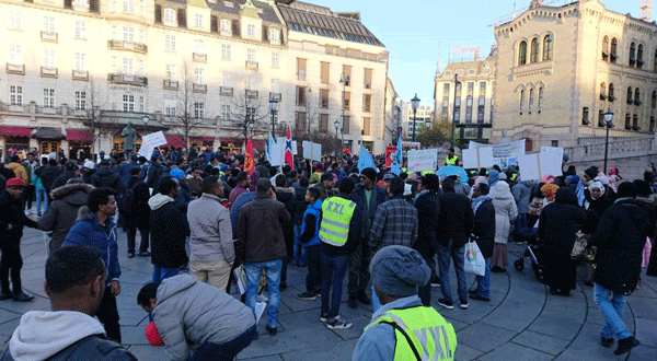 Norway Demonstration 11.11.2017