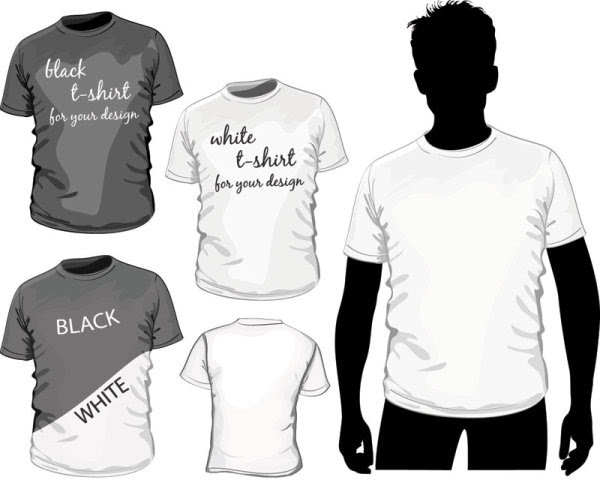 デザイン セット の Tシャツ ベクター テンプレート 01 無料ベクター素材サイトのサシアゲル