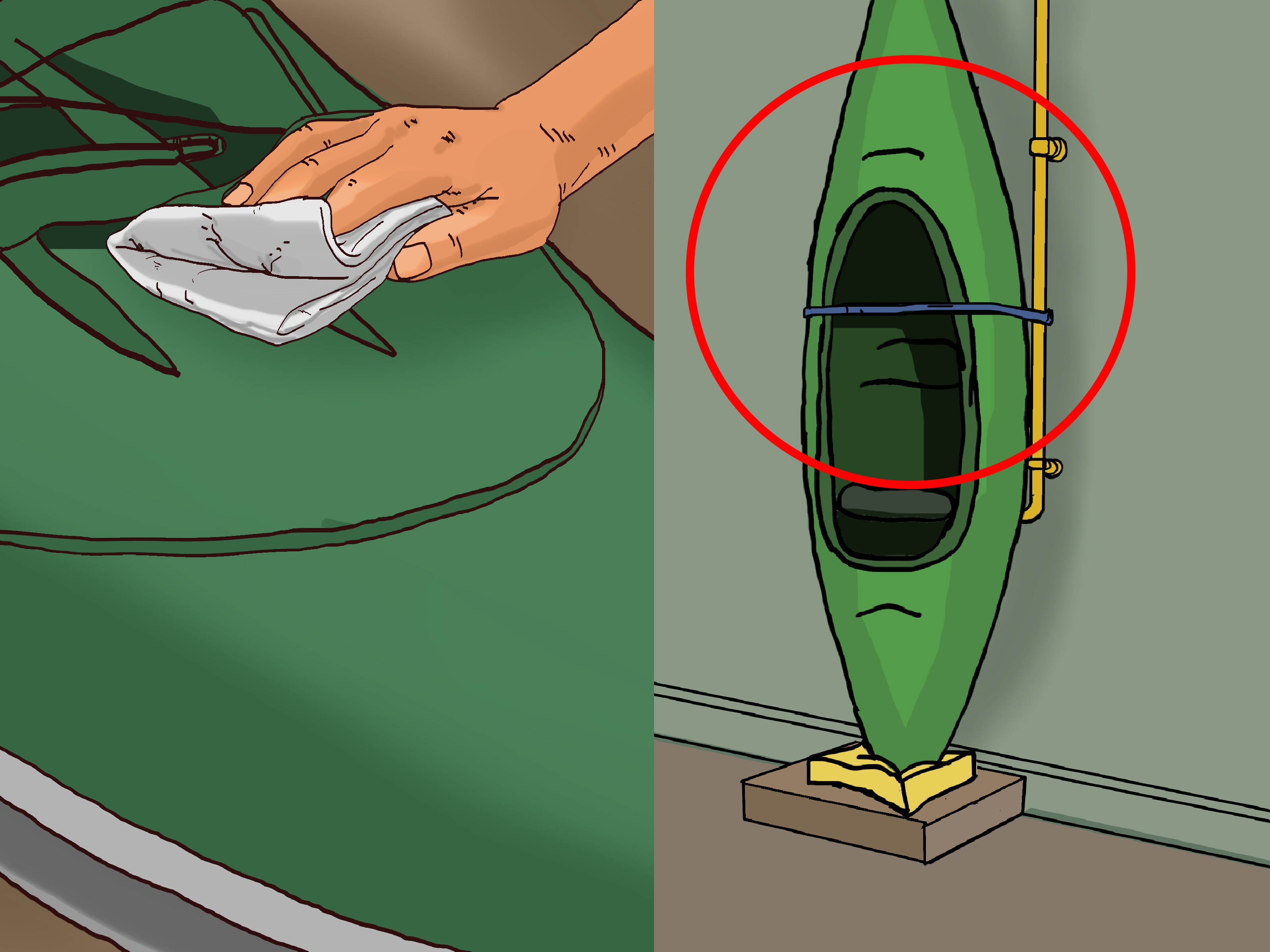 4 ways to store a kayak - wikihow