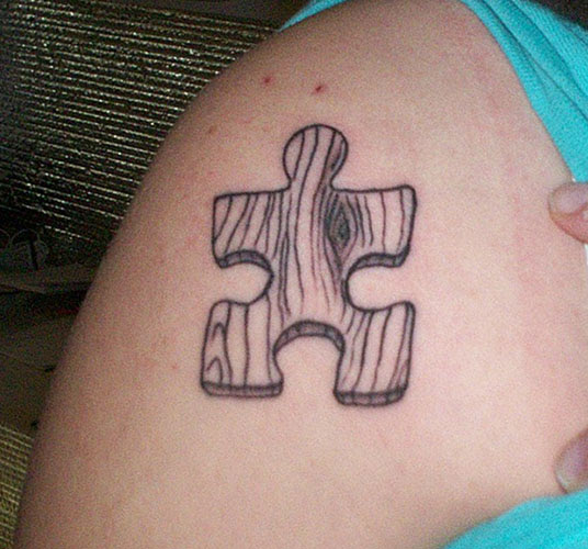 puzzle tattoo