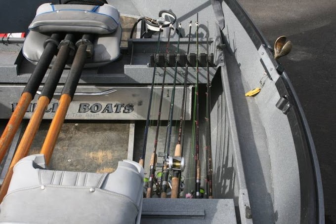 Rod Holder For Boat Storage