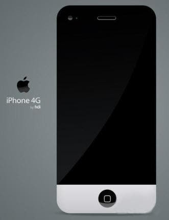 iphone 4g concept. 4G iPhone