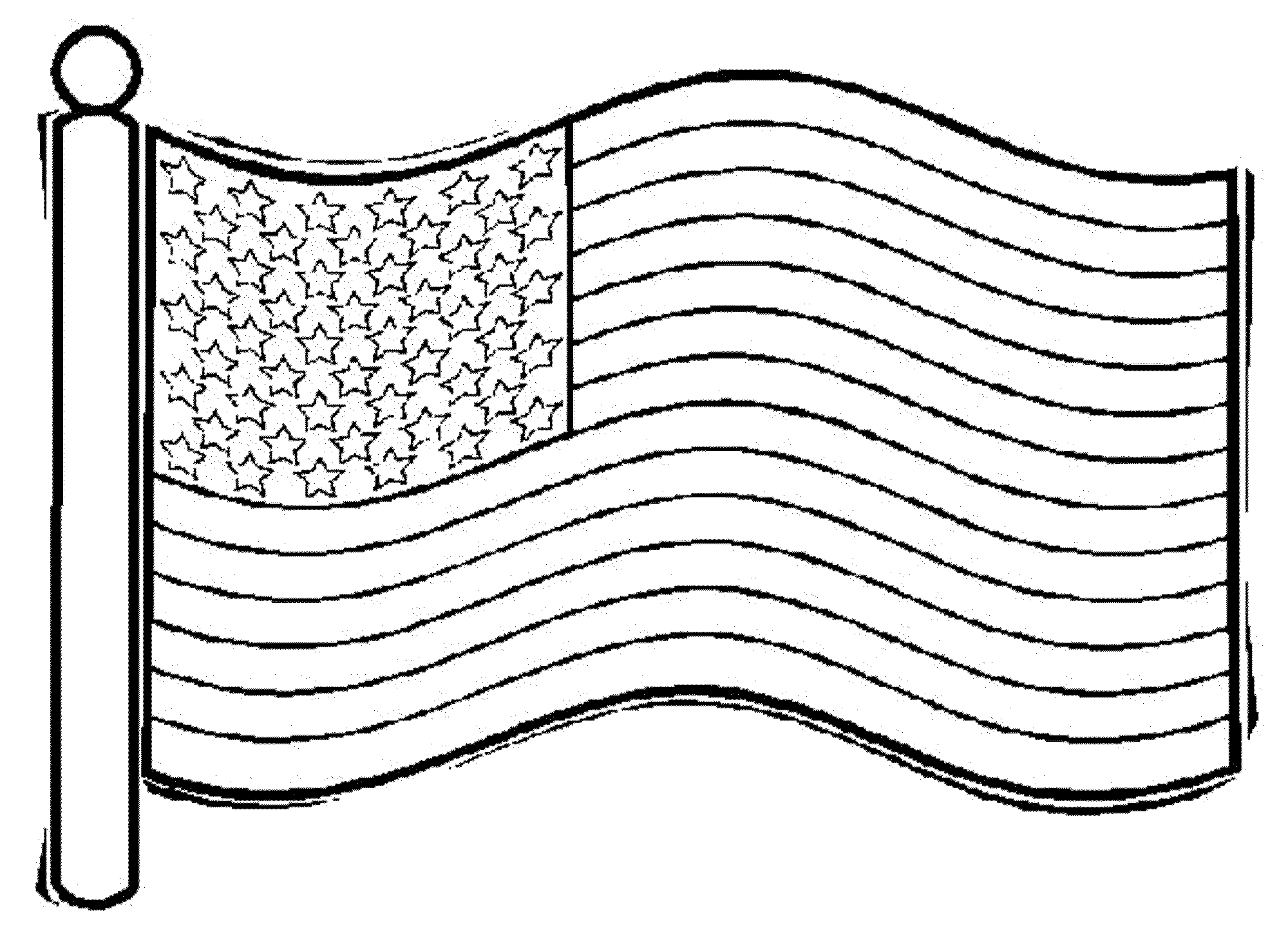 Original American Flag Coloring Page Coloring Home