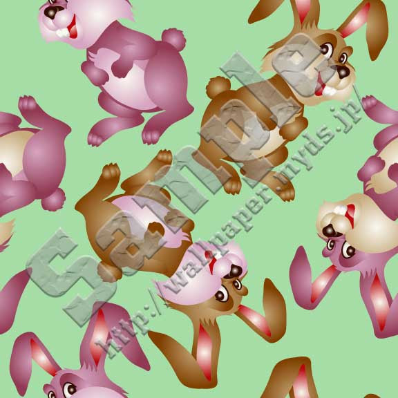 ウサギの壁紙用イラスト 条件付フリー素材集 スマホなど携帯電話対応