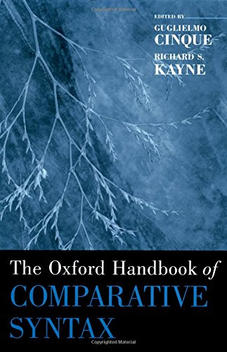 The Oxford Handbook of Comparative Syntax (Oxford Handbooks)