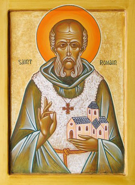 IMG ST. ROMANUS of Condat, Desert-Dweller of Condat in the Jura Mountains