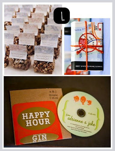  why not make a mix cd of your favorite tunes personal wedding favors