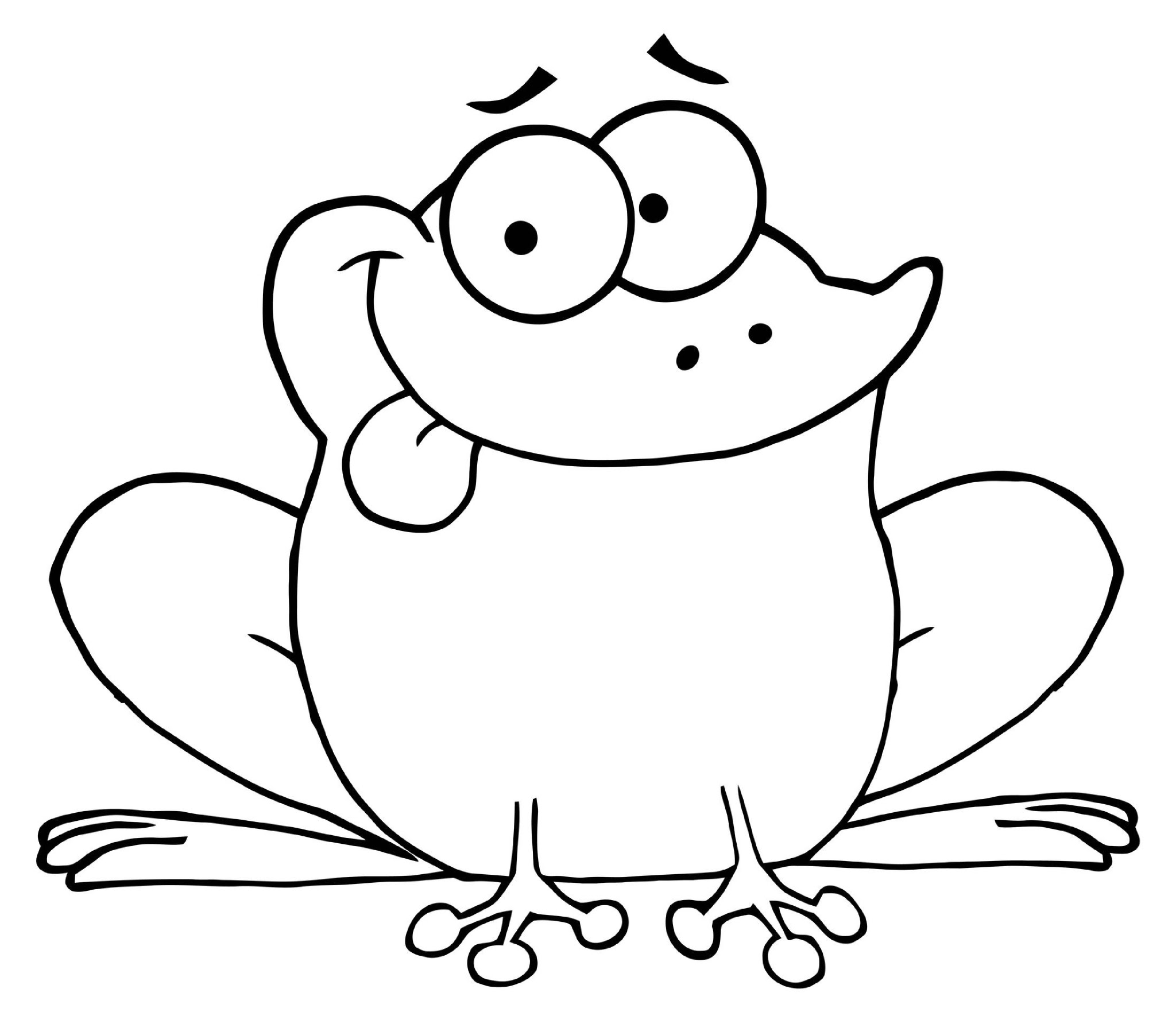 frog coloring pages 3