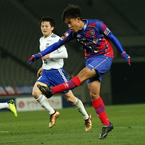 ドリブル突破から豪快な左足 久保建英のトップチーム初ゴールでfc東京が新潟に勝利 サッカーダイジェストweb