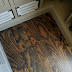 Burnt Plywood Floor Pics : The plywood floor is pretty messy looking because i painted the walls and ceiling before starting the floor makeover just so i didn't have to worry about paint drips.