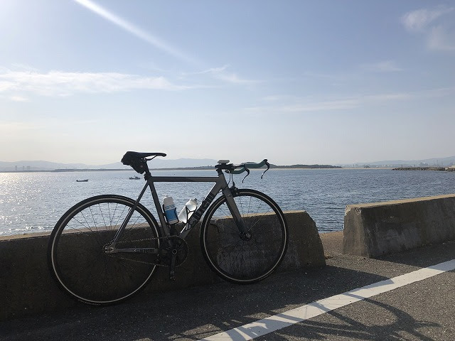サイクリングコース 早朝の志賀島 最高です 福岡で自転車をお探しならy S Road福岡天神店