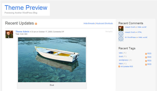 Minimal WP Themes