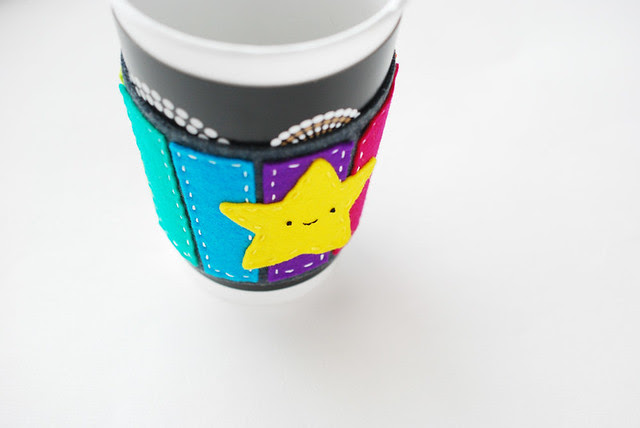 Mario Kart Rainbow Road Coffee Cuff