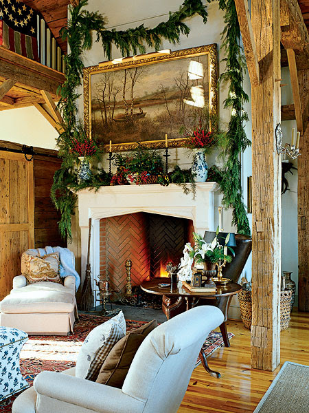 Cozy Natural Christmas Decor}  The Inspired Room