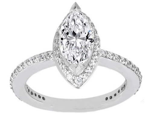Marquise engagement ring settings video