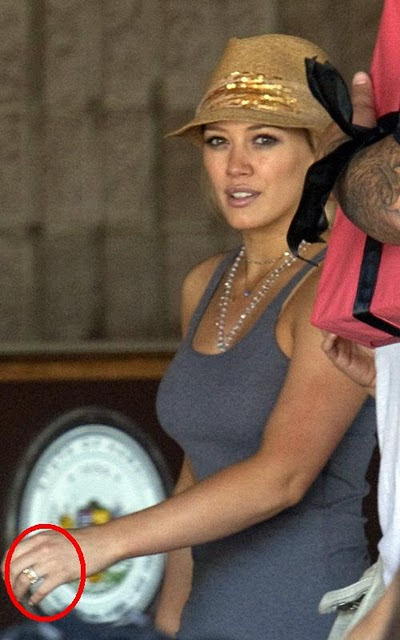 hilary duff wedding pics. comrie, hilary duff became