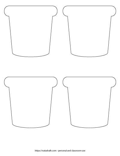  free printable flower pot templates for adorable mothers day crafts
