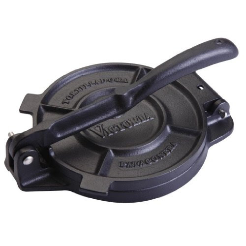 Imusa VICTORIA-85008 Victoria Cast Iron Tortilla Press, 8-Inch with FREE MINI TOOL BOX (DH)