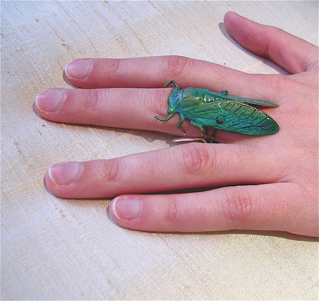 Turquoise Cicada Ring