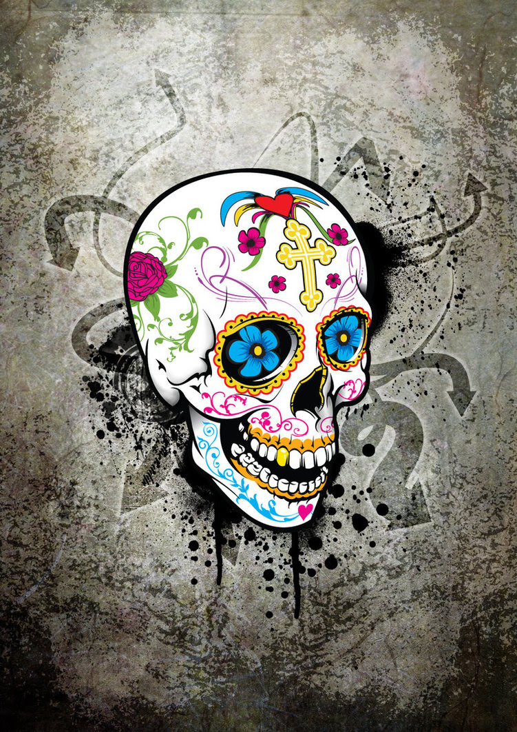 HD Sugar Skull Wallpaper - WallpaperSafari