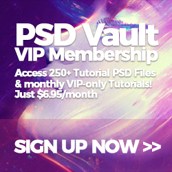vip sign up 250 Hiệu Ứng Photoshop: Nước Chảy trên Bề Mặt Chữ