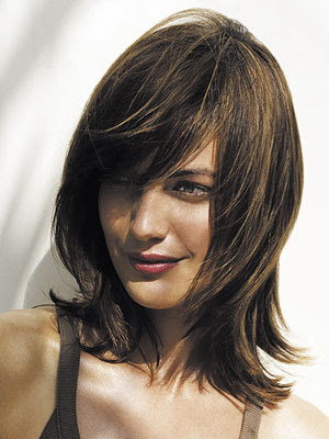 curly hairstyles for medium hair. medium length red hair