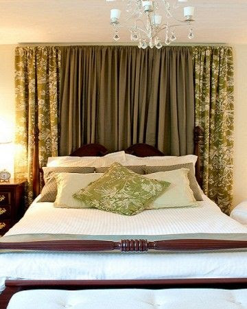 bedroom curtains behind bed | Decided to redecorate my room | Pintere ...