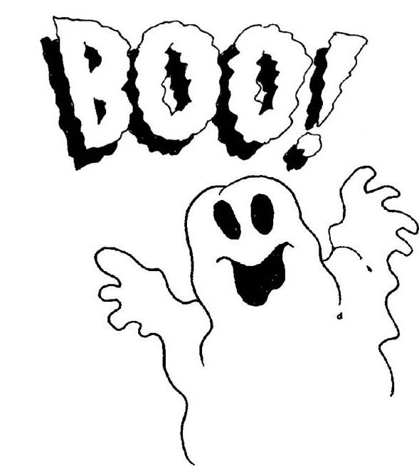 Ghost Halloween Coloring Page Coloring Page Book